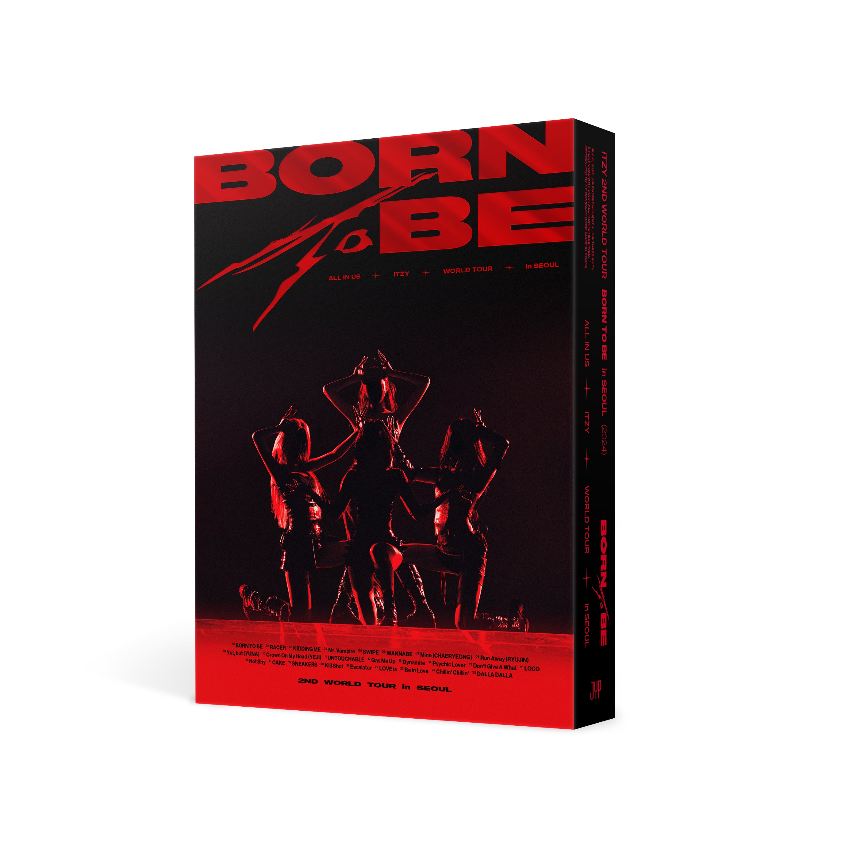 ITZY 2ND WORLD TOUR 'BORN TO BE' Live Concert DVD - K-Pop Girl Group Performance in Seoul | Perfect for K-Pop Fans & Concert Collectors