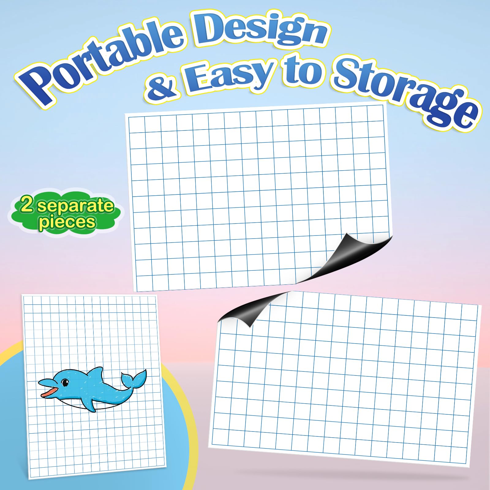 Aizweb Giant Magnetic Graph Paper - 21.5