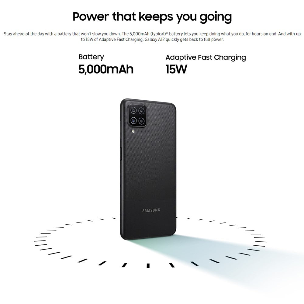 Refurbished Samsung Galaxy A12 32GB (3GB RAM) 6.5