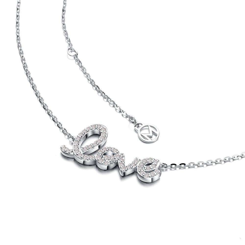 Moissanite Diamond Necklace Pendant for Women - Elegant & Sparkling Jewelry Gift for Anniversary, Wedding, Valentine's Day