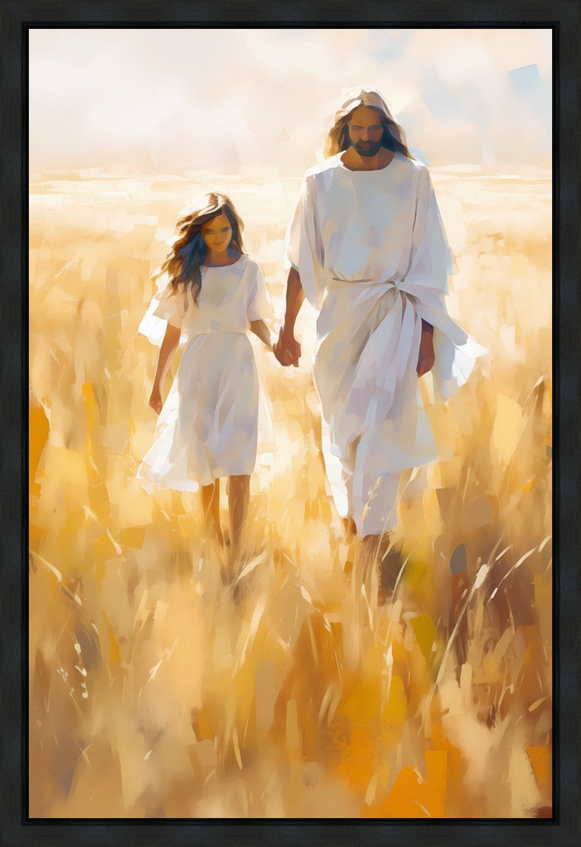 Come Follow Me Gallery Wrap - Premium Religious Wall Art for Home & Church Decor - Perfect for Living Rooms, Bedrooms & Sunday School Classrooms