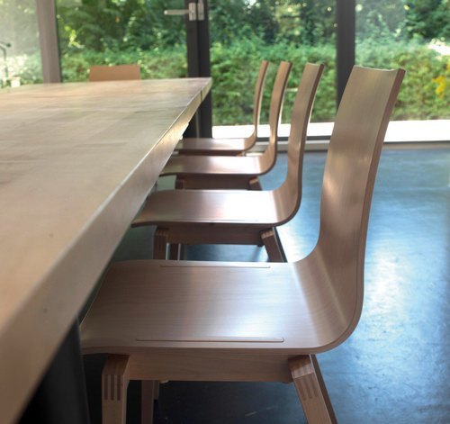 Stockholm Side Chair by Ton - Modern Wooden Dining Chair for Kitchen, Restaurant & Office - Scandinavian Design with Comfortable Seat & Sturdy Frame