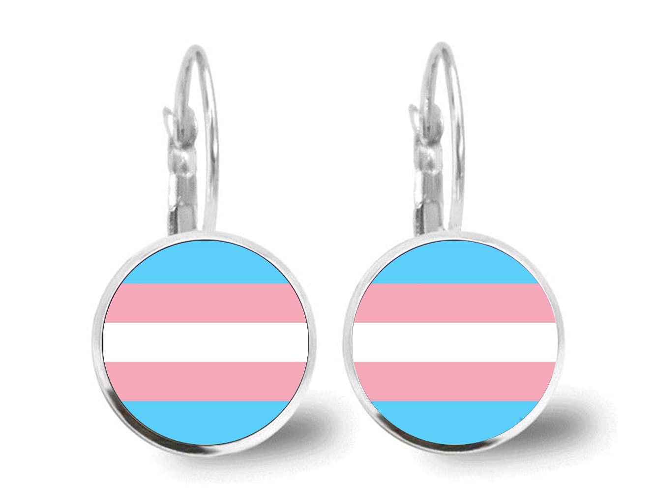 Dandelion Bisexual Pride Jewelry - Pink Yellow Blue Pansexual Necklace & LGBTQ+ Flag Pendant for Pride Month, Gay Parade & Everyday Wear