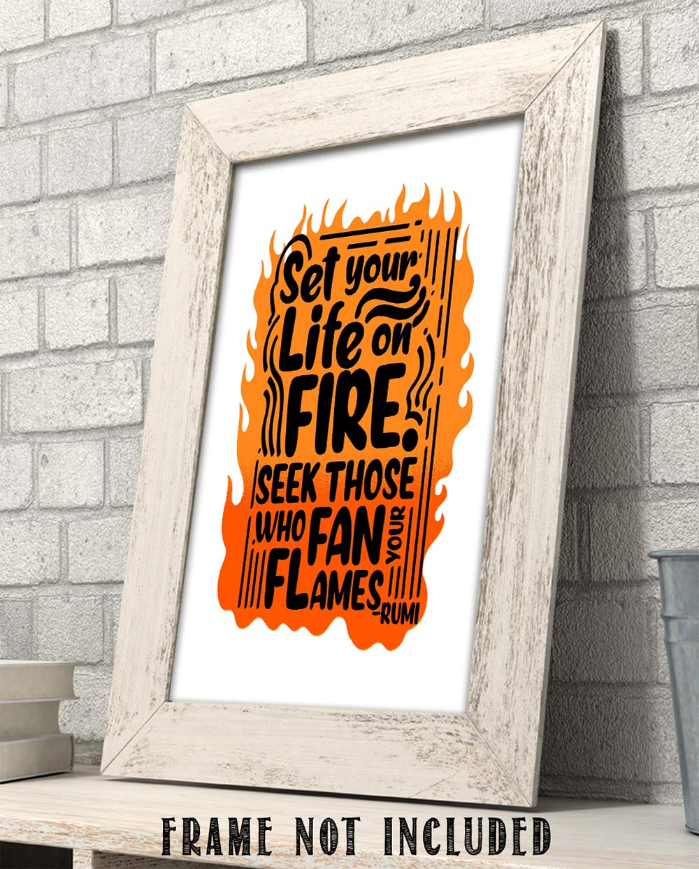 TJ Originals Motivational Wall Art - 11x14 Unframed Print for Home & Office Decor