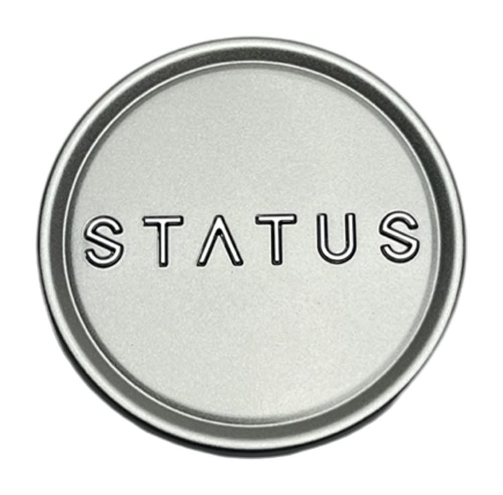 Status Wheels 1006-54LSP Gloss Silver & Chrome Center Cap - Premium Wheel Accessory for Cars, Trucks & SUVs - Enhances Vehicle Appearance & Style