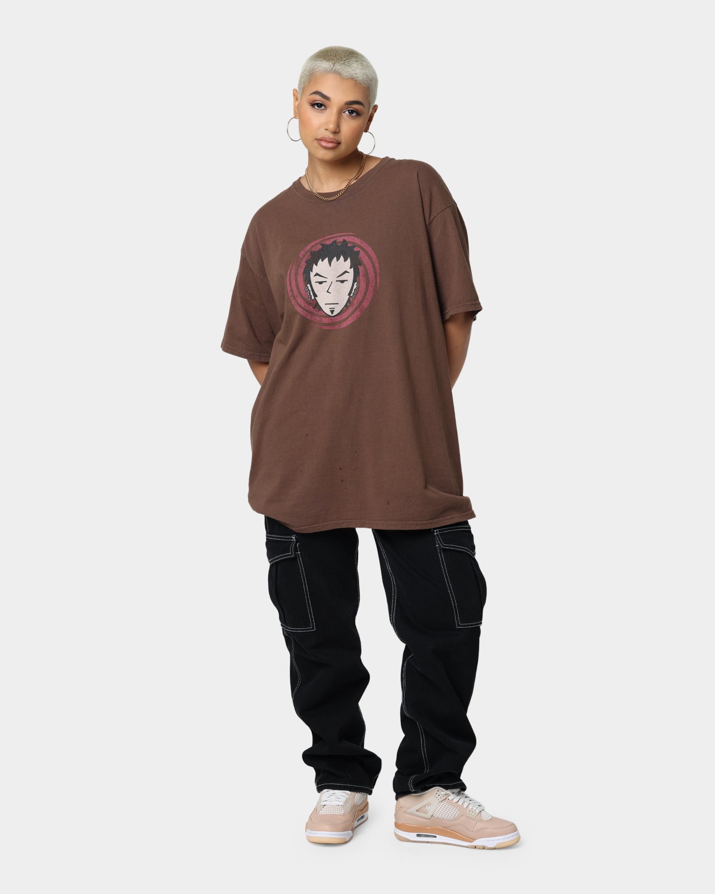 Vintage Brown T-Shirt by American Thrift X Daria Trent Lane - Retro Style Cotton Tee for Men & Women | Perfect for Casual Wear, Street Fashion, and Vintage Outfits