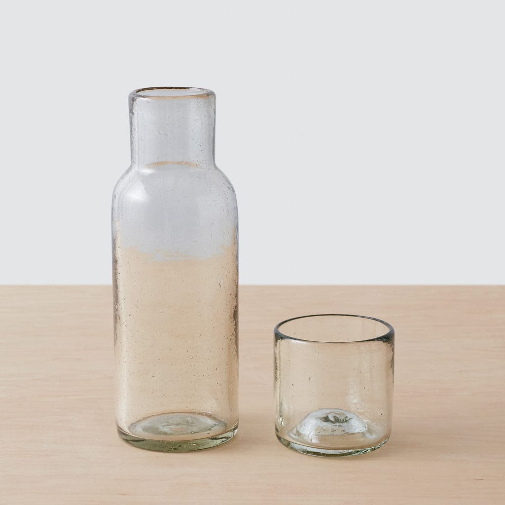 Premium Lago Glass Carafe Set - Elegant 750ml Water Pitcher with 6 Matching Glasses - Perfect for Iced Tea, Lemonade & Entertaining at Home
