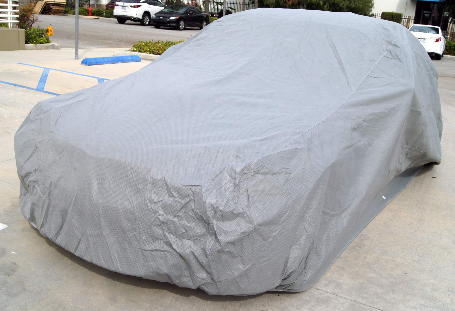 Waterproof All-Weather Car Cover - 7-Layer Protection for Automobiles, SUVs & Sedans | Heavy Duty Snow & Rain Cover | Universal Fit 224.8