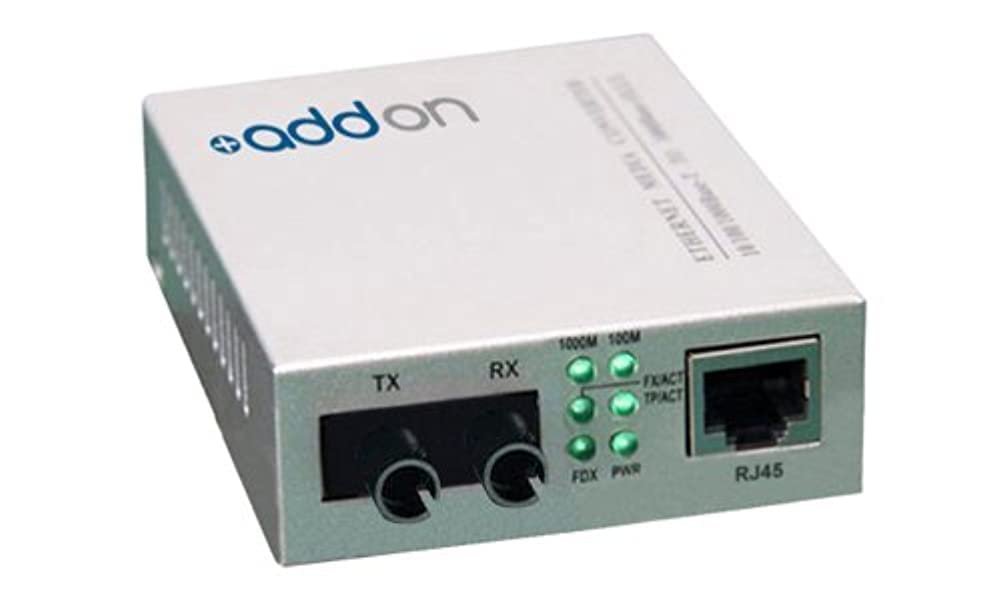 1Gbps RJ-45 to ST Fiber Media Converter | Gigabit Ethernet Converter | ADD-GMC-SX-5ST | Ideal for Network Expansion & High-Speed Data Transfer