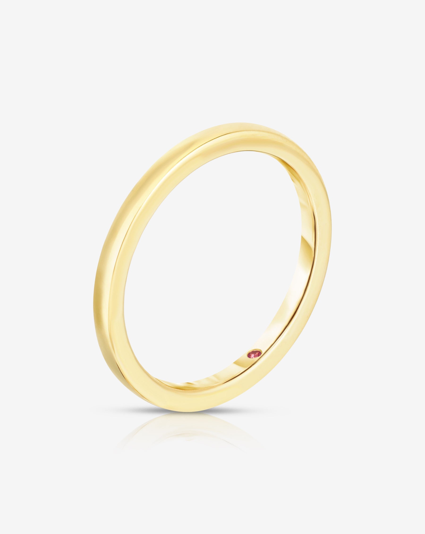 1.5mm Birthstone Band Ring - Elegant Stackable Jewelry for Women, Perfect for Gifts, Anniversaries & Everyday Wear