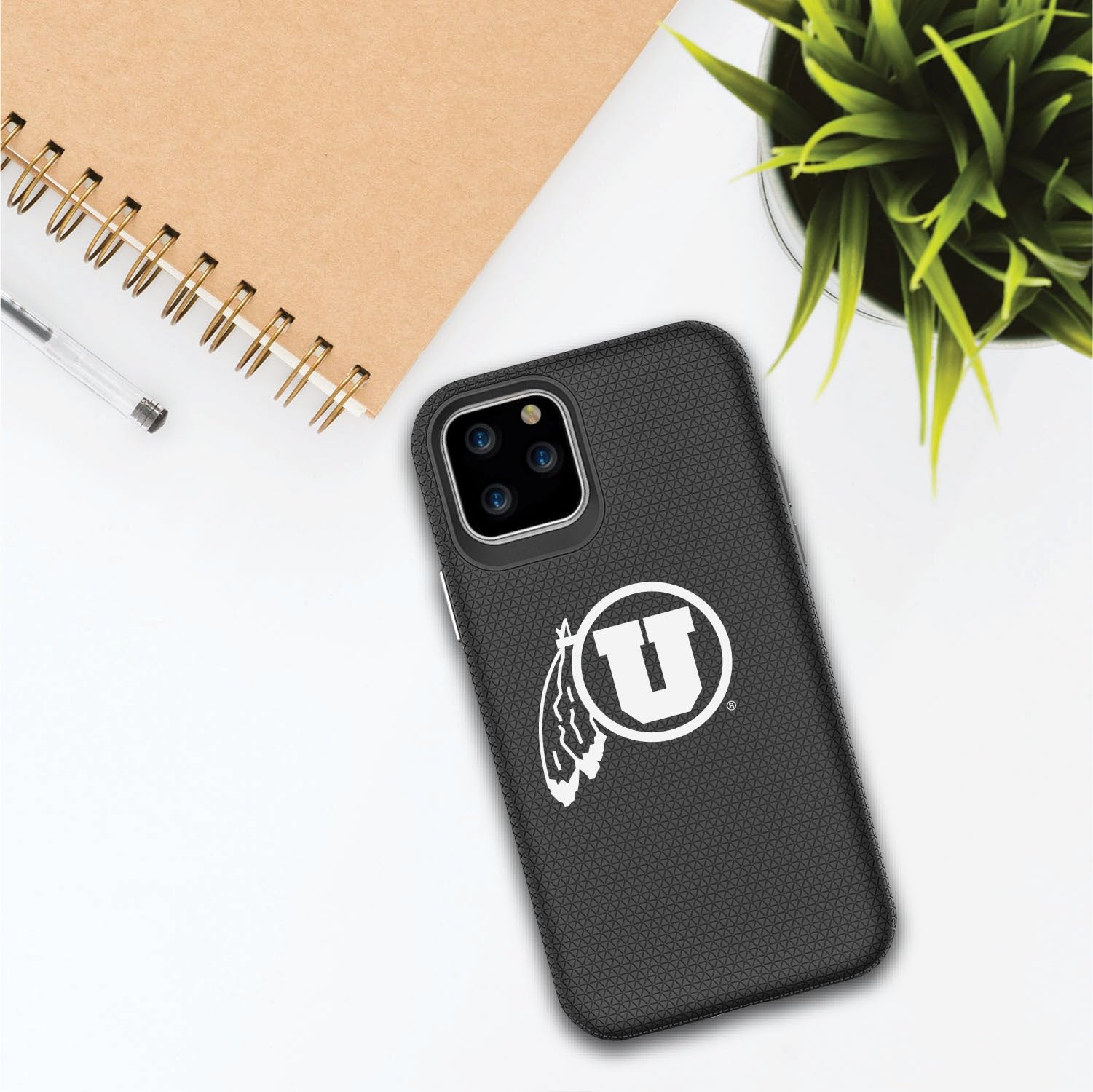 OTM Essentials Durable Shockproof Phone Case for iPhone 13 Pro - University of Utah Design | Perfect for Outdoor Activities & Campus Life