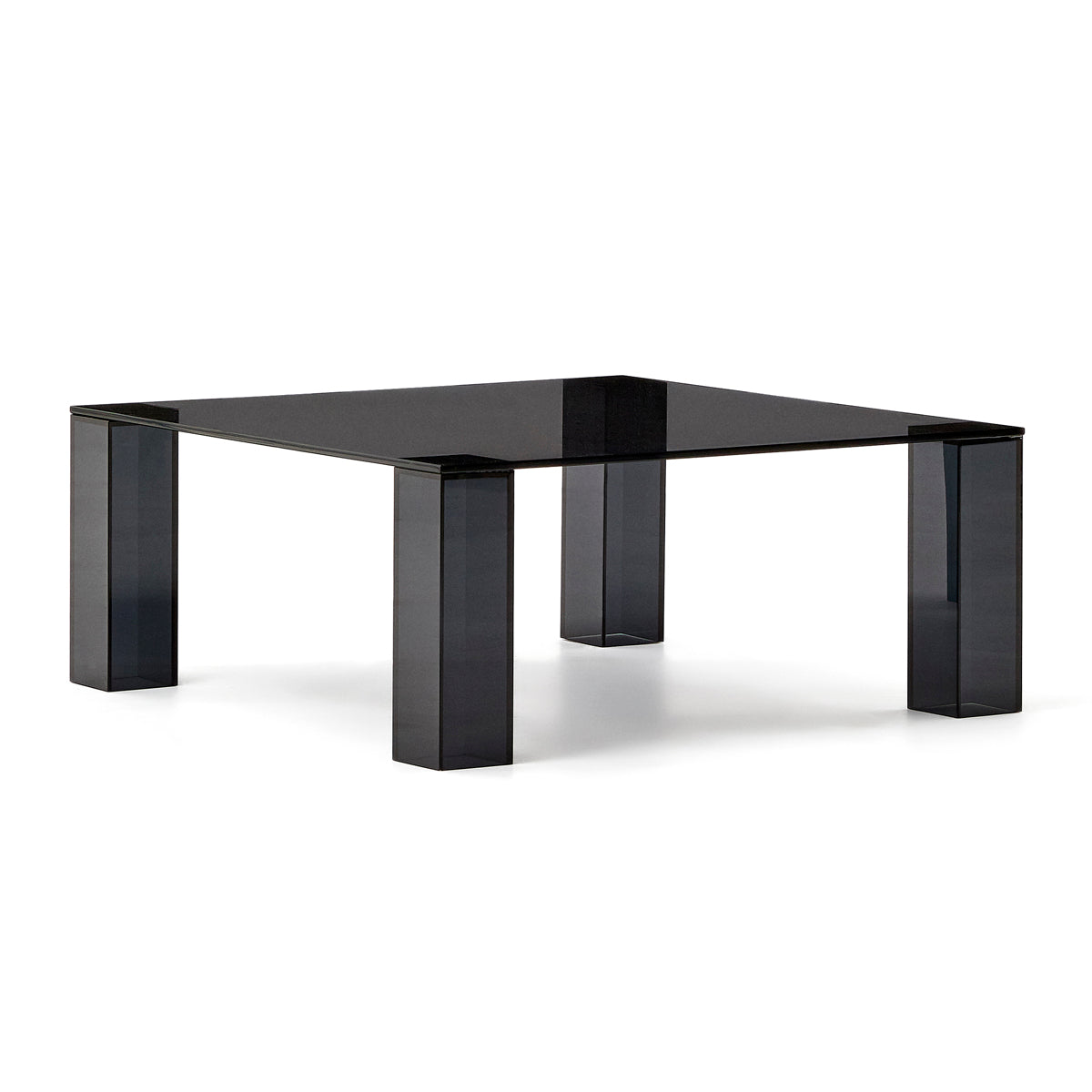 Modern Adularia Glass Square Coffee Table - Stylish & Durable Living Room Centerpiece for Home Decor