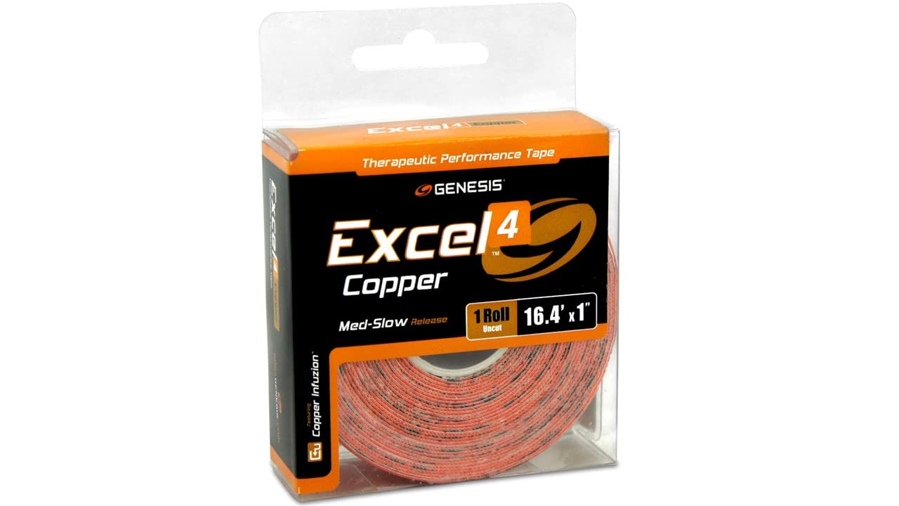 Genesis Bowling Excel Copper Performance Tape Roll - Orange - Enhances Grip & Control for Bowling Balls - Perfect for League Play & Tournaments