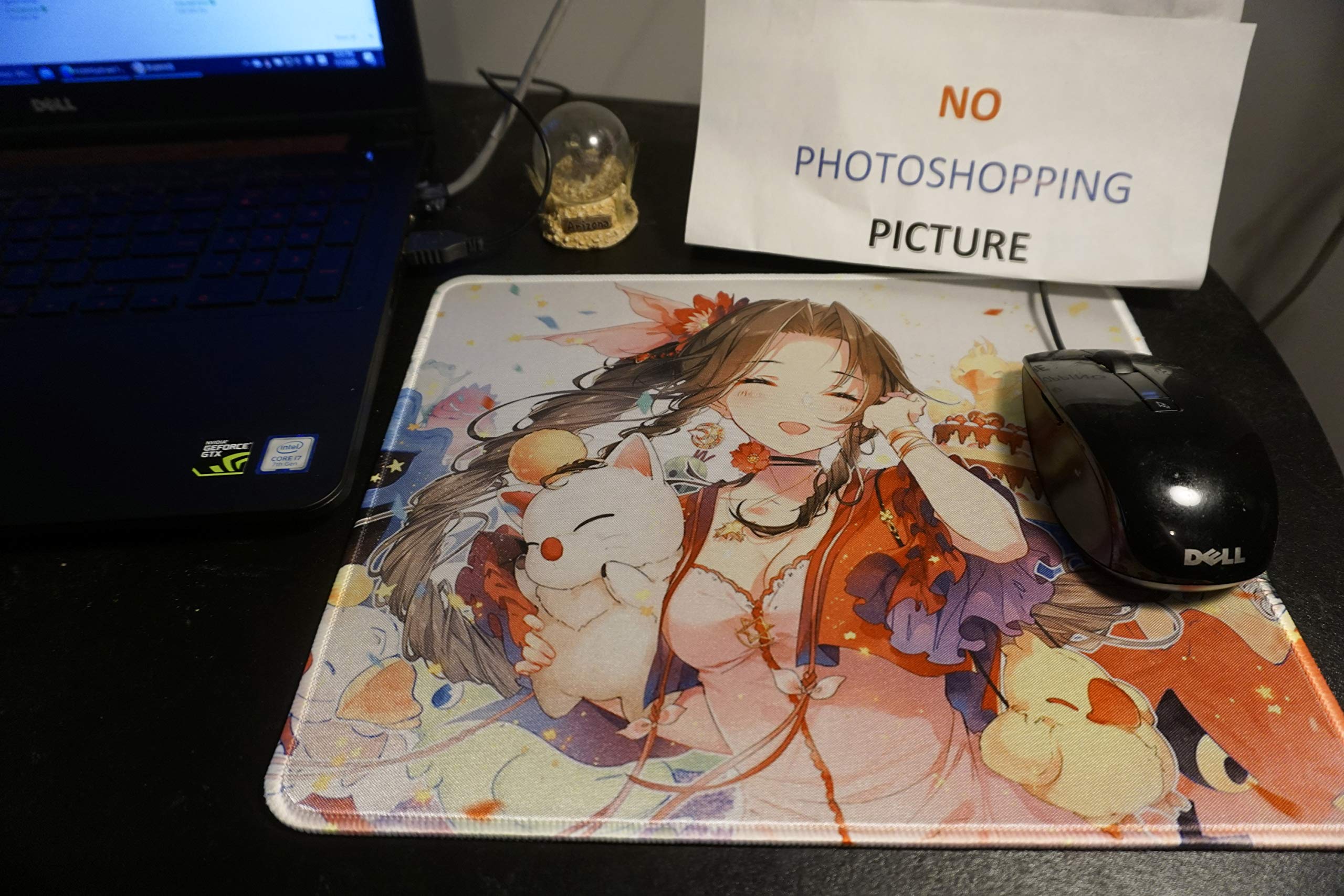 Aerith Anime Gaming Mouse Pad 12x10 Inches - Custom Final Fantasy VII 7 Remake Mouse Mat for PC & Laptop - Perfect for Gamers, Office & Home Use