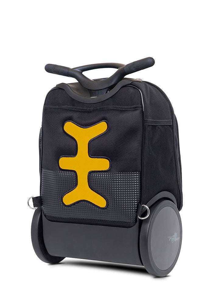 Nikidom Roller UP Trolley School Backpack for Girls - Lightweight Wheeled Travel Bag with Adjustable Handle, Perfect for School, Travel & Daily Use (Supergirl Design)