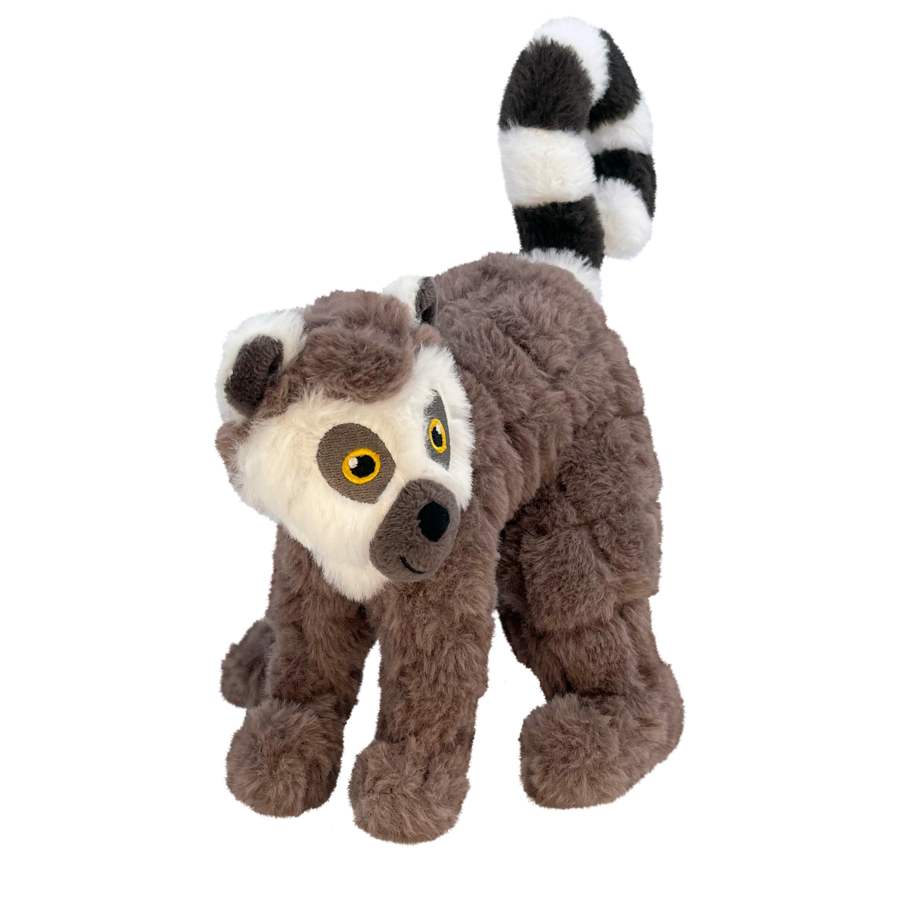 Kong Scampers Lemur Plush Toy - Soft Stuffed Animal for Dogs, Chew-Resistant & Interactive Play - Perfect for Fetch, Cuddling & Training Sessions