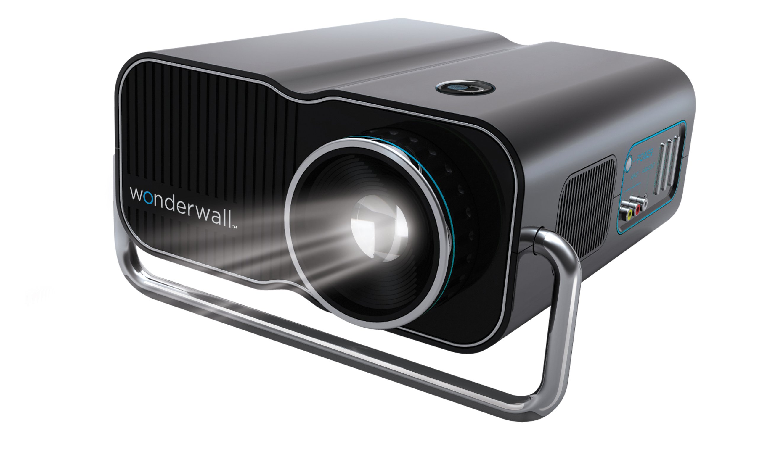 Wonderwall Entertainment Projector - 1080P HD DLP Home Theater Projector with RCA & USB Inputs | Ideal for Movie Nights, Gaming & Outdoor Backyard Entertainment (Color Options Available)