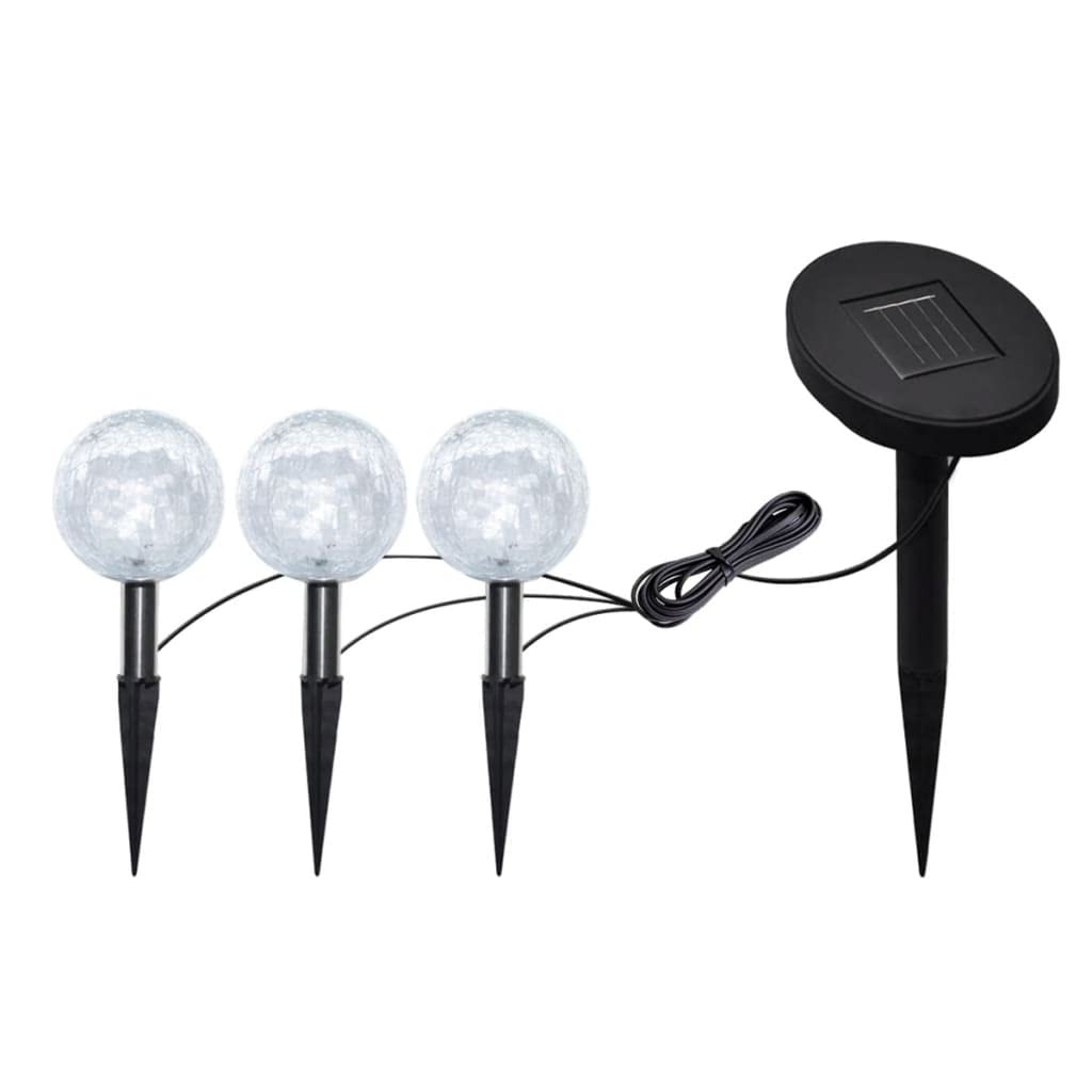 CHARMMA 6-Pack Solar LED Garden Lights with Spike Anchors - Waterproof Outdoor Landscape Lighting for Yard, Pathway, Patio, and Garden Decor