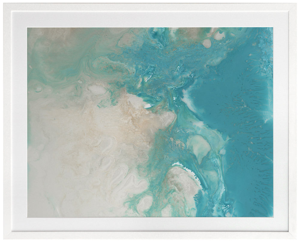 Blue Marble Framed Art Print - Premium Wall Decor for Living Room, Bedroom & Office - Perfect Home Decoration Gift