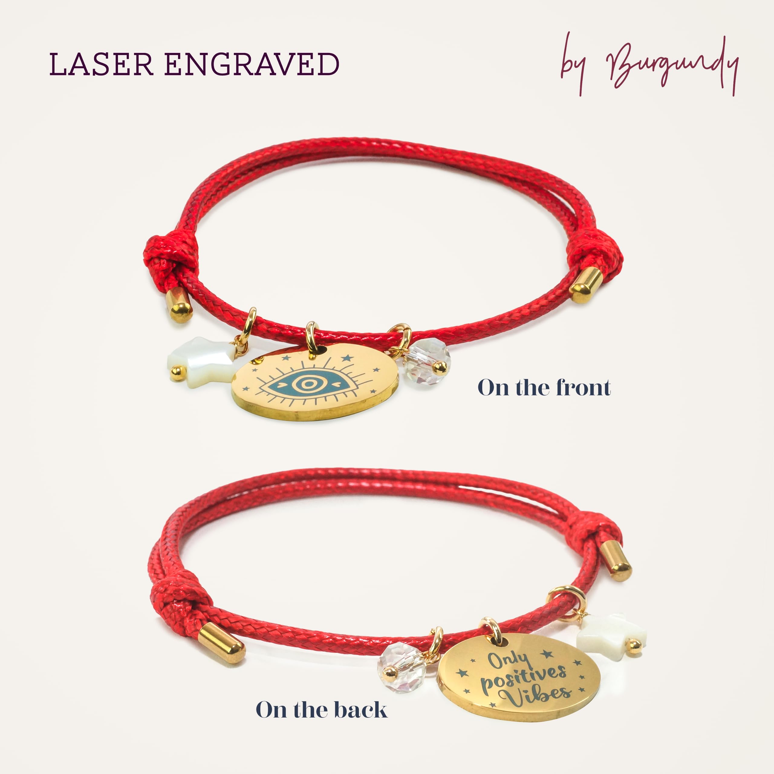 Red Protection Bracelet for Women | Evil Eye Bracelet | Best Friend Love Bracelet | Red String of Fate Bracelet - Spiritual Jewelry for Good Luck, Positive Energy & Warding Off Negativity | Perfect Gift for BFFs, Sisters & Loved Ones