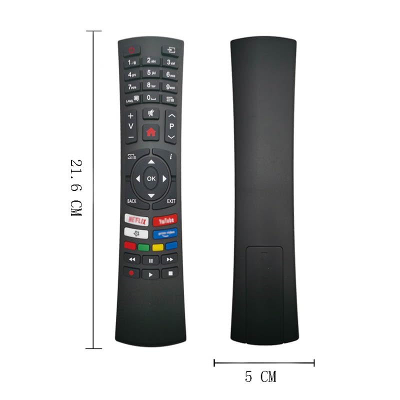 Universal TV Remote Control for Bush, Vestel, Nordmende Smart LED LCD HDTV - No Setup Needed | Perfect Replacement for Lost or Broken Remotes | Living Room, Bedroom, Office Use