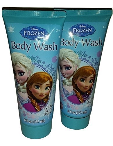 Disney Frozen Winter Berry Scented Body Wash 2-Piece Set for Kids - Gentle & Moisturizing Bath & Shower Gel for Dry Skin - Perfect for Daily Use & Gift Giving