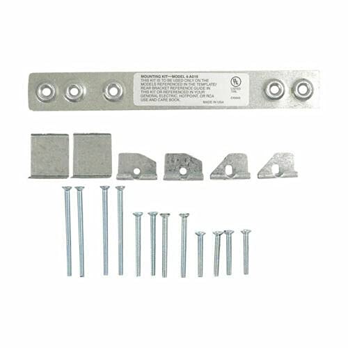 GE WX4-A019 Microwave Undercabinet Mounting Kit - Compatible Replacement for GE Microwaves - Easy Installation for Under Cabinet Setup - Perfect for Kitchen Remodeling & Space Saving
