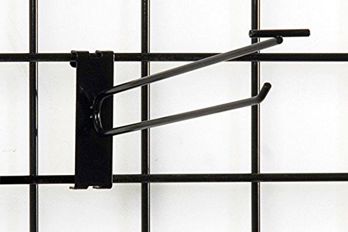 100-Pack Black Gridwall Panels 10 Inch - Heavy Duty Retail Display for Stores, Boutiques & Trade Shows