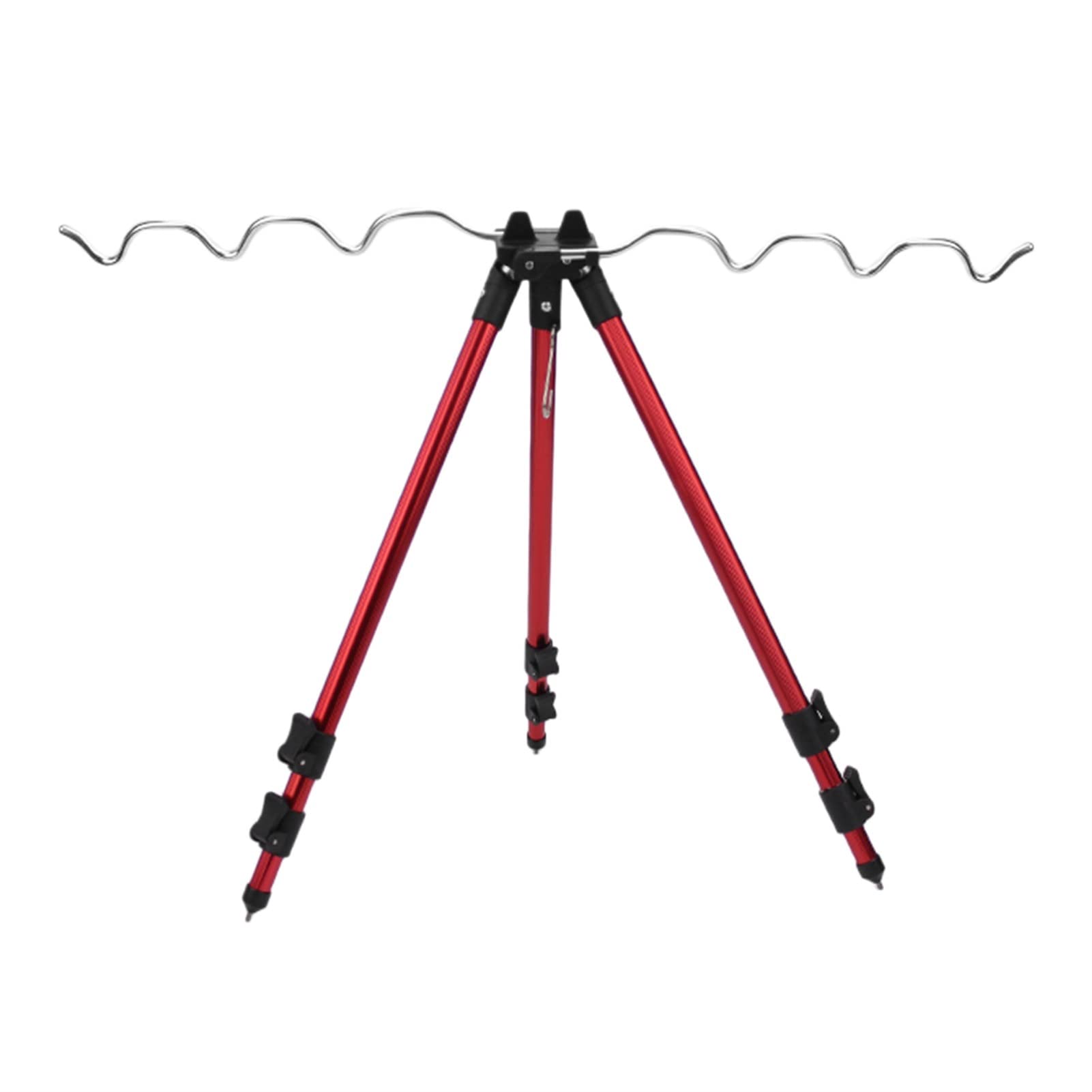 Telescopic Aluminum Alloy Fishing Rod Holder & Tripod Stand - Portable Fishing Pole Accessory for Saltwater & Freshwater Fishing (Color: Rod Holder 1) | Perfect for Shore, Boat & Ice Fishing Adventures