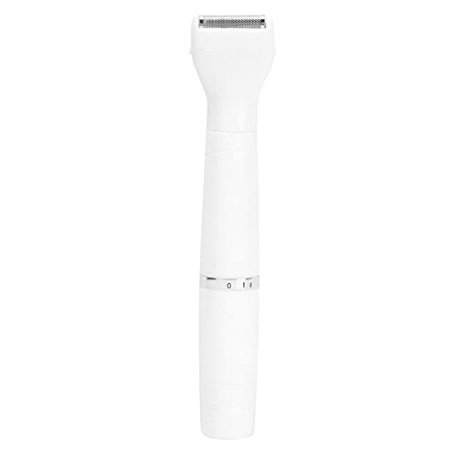 4-in-1 Electric Body Hair Remover for Women - Rechargeable Shaver & Trimmer for Face, Legs, Arms, Armpits & Bikini Line - Painless Hair Removal Machine (White) | Perfect for Travel, Gym & Daily Grooming Routine