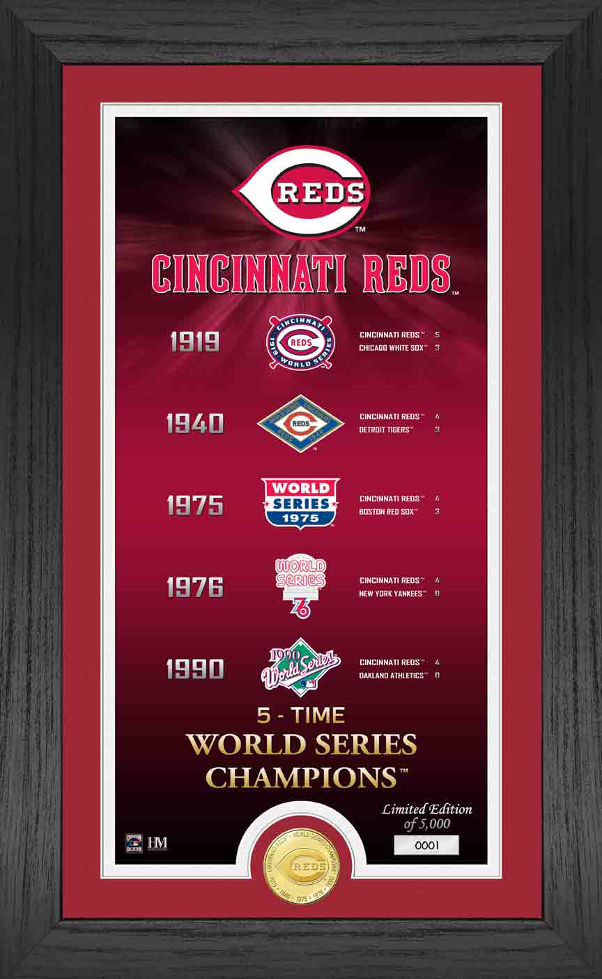 Cincinnati Reds Legacy Supreme Bronze Coin - Limited Edition Collectible Baseball Memorabilia for Fans & Sports Enthusiasts - Perfect for Display, Gifts, and Home Decor