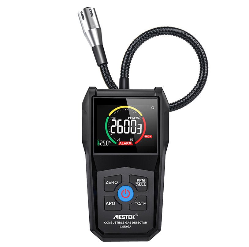 Portable Combustible Gas Leak Detector - Natural Gas, Propane, Methane Detector for Home & Industrial Safety | Ideal for Kitchens, Garages, Labs & HVAC Systems