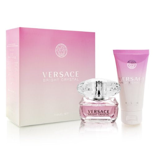 Versace Bright Crystal 2-Piece Perfume Gift Set for Women - Eau de Toilette Spray & Body Lotion - Perfect for Birthday, Anniversary & Valentine's Day Gifts