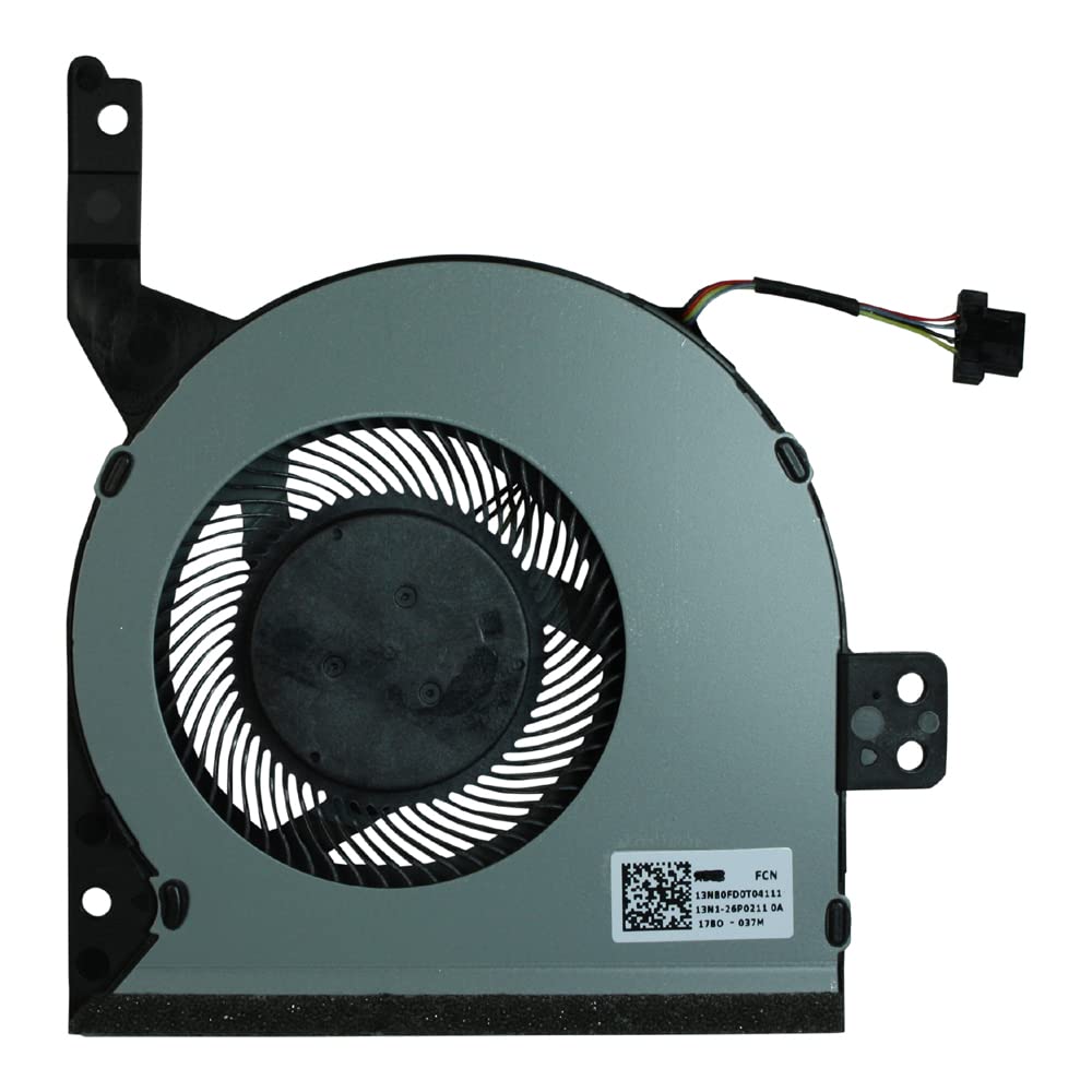 Replacement Laptop Cooling Fan for Asus VivoBook X542UN-DM128T - Quiet High Performance Computer Fan for Overheating Prevention - Perfect for Gaming, Work & Daily Use
