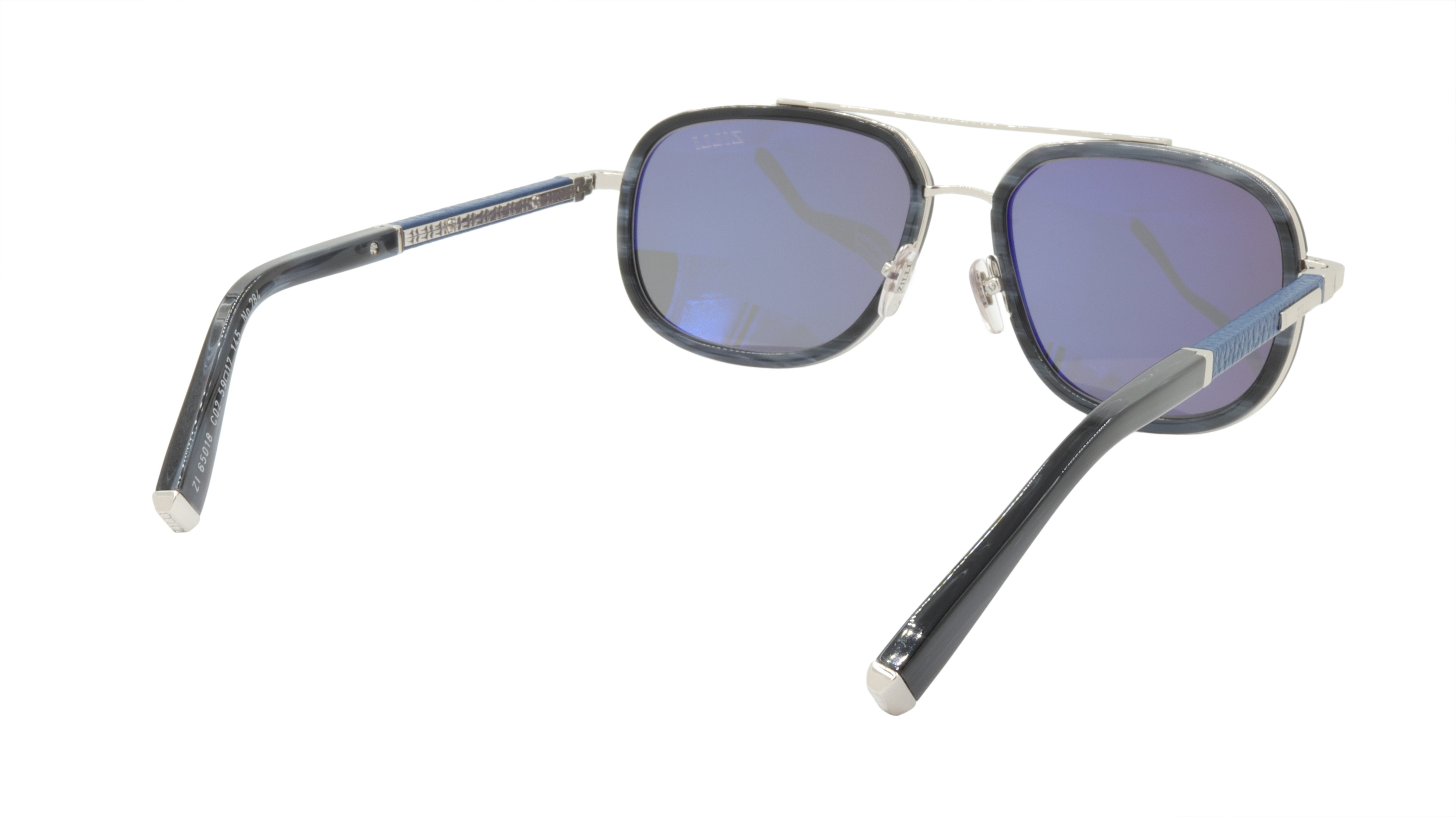 ZILLI Luxury Titanium Acetate Sunglasses - Polarized UV Protection - Handmade in France - Model ZI 65018 C02 - Perfect for Driving, Travel & Fashion Accessories