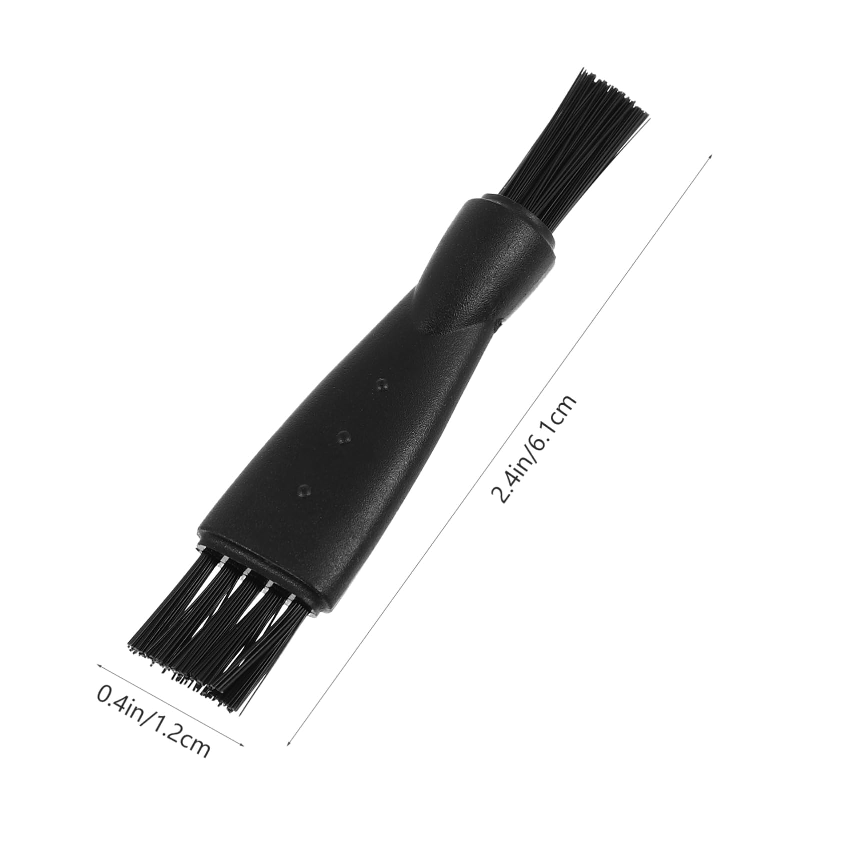 iPetboom 10-Pack Double-Sided Electric Shaver Cleaning Brush Replacement - Black Hair Brush for Electric Razors & Clippers - Perfect for Men's Grooming & Shaver Maintenance