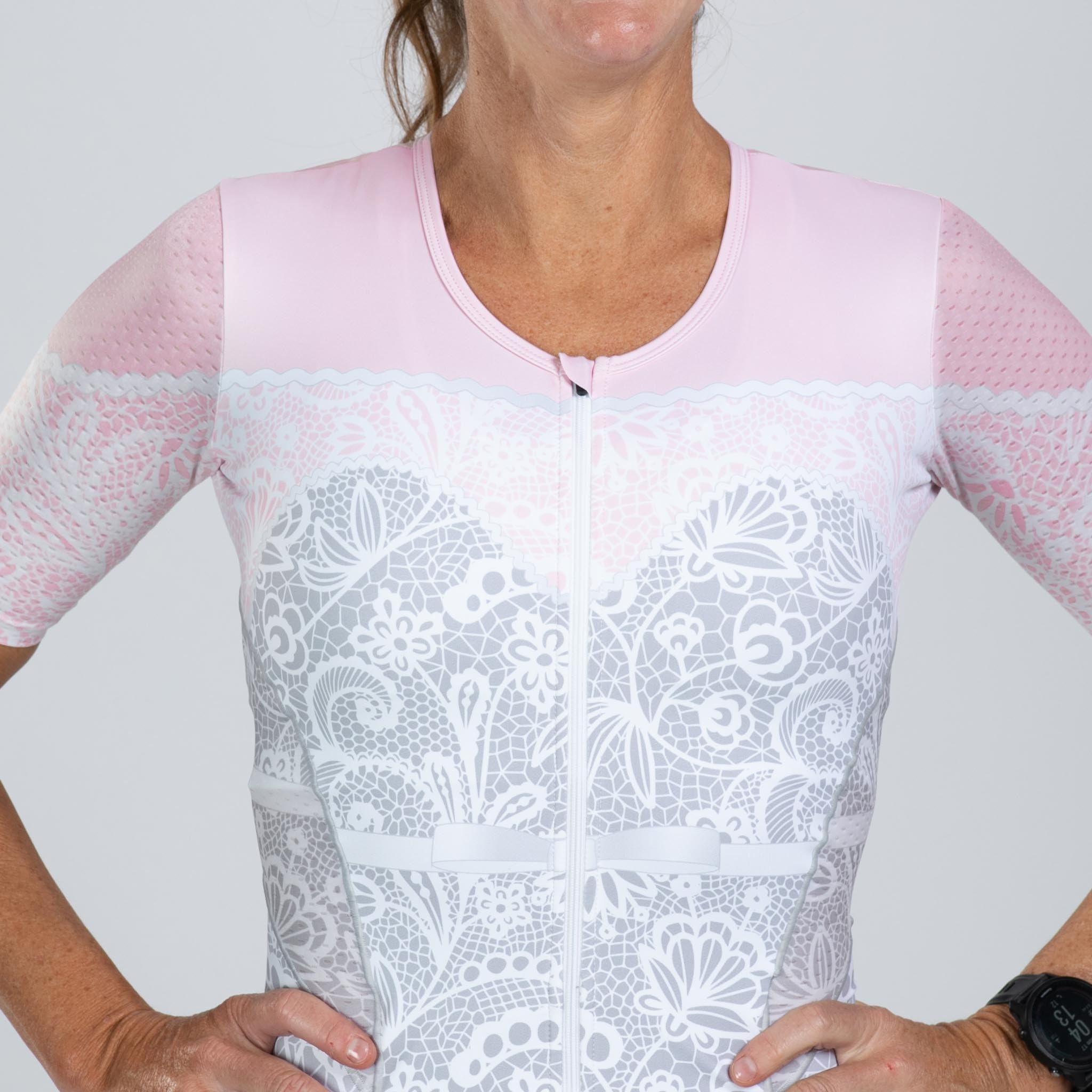 Women's Limited Edition Tri Aero FZ Racing Suit - High Performance Breathable Motorcycle Racewear for Track Days & Professional Competitions | Perfect for Female Riders & Bridal Biker Events