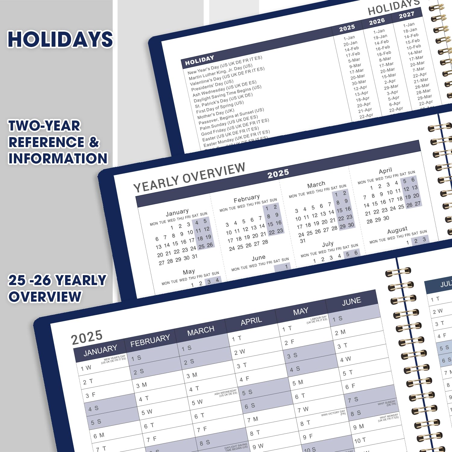 2025-2026 Appointment Planner - A4 Weekly Diary with 15-Minute Timeslots | July 2025 - June 2026 | Soft Leather Cover & Colorful Tabs | 21.8 x 29 cm | Perfect for Office, School & Personal Scheduling