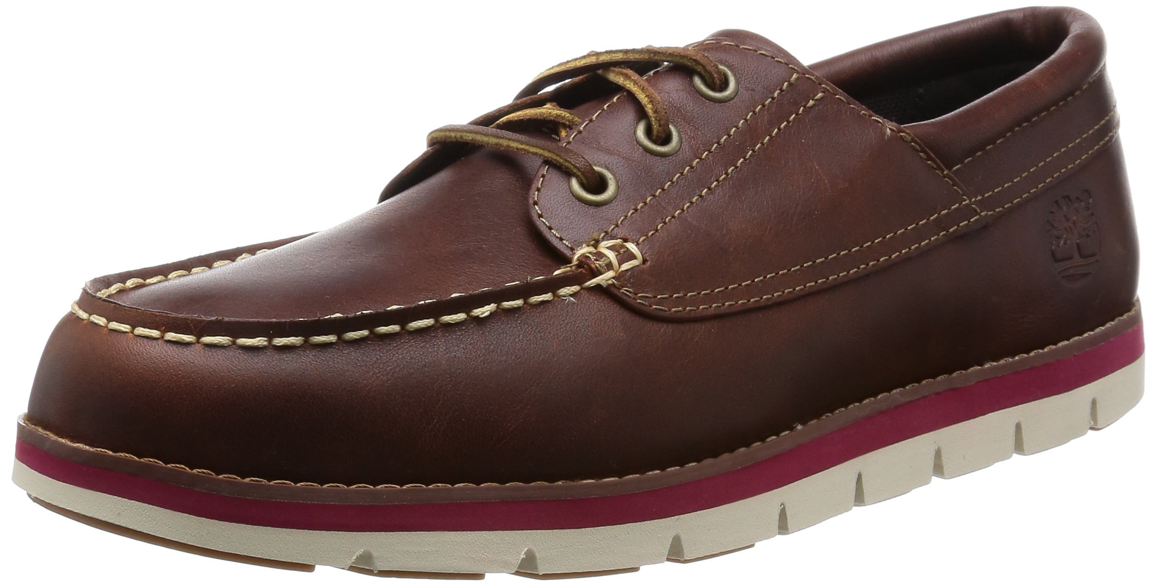 Timberland Men's Harborside 3-Eye Leather Oxford Shoes - Classic Casual & Work Boots for Outdoor, Office & Daily Wear