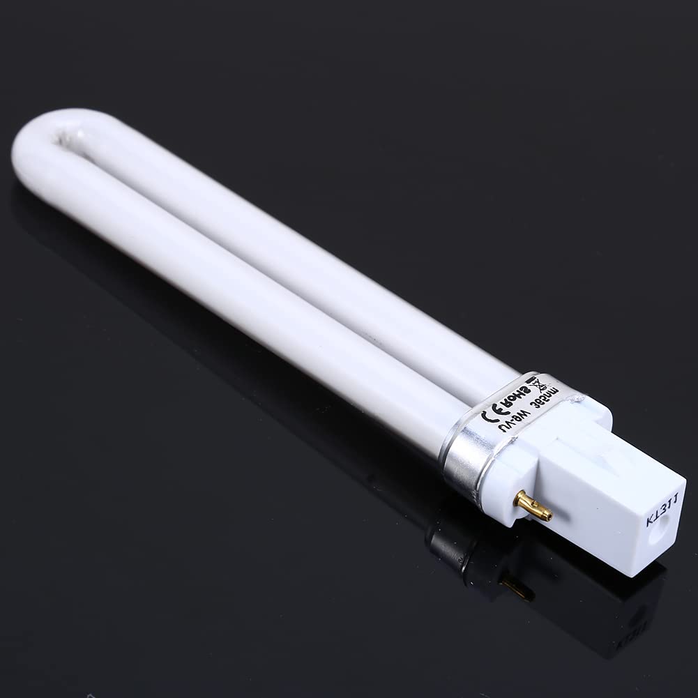 9W UV Nail Lamp Replacement Bulbs for Gel Polish Curing - Professional Salon & Home Nail Art Supplies (Perfect for Manicures, Pedicures & DIY Nail Extensions)