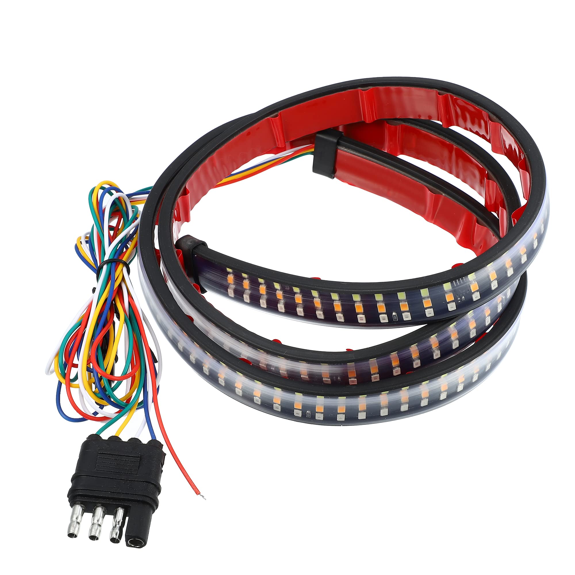 X AUTOHAUX 47 Inch LED Tailgate Light Bar - 324 LED Strip with Reverse, Brake & Turn Signals - Compatible with Chevy Silverado, Ford F150 F250, Ram 1500/2500/3500, GMC Sierra Trucks & RVs - Perfect for Night Driving, Off-Roading & Enhanced Vehicle Safety