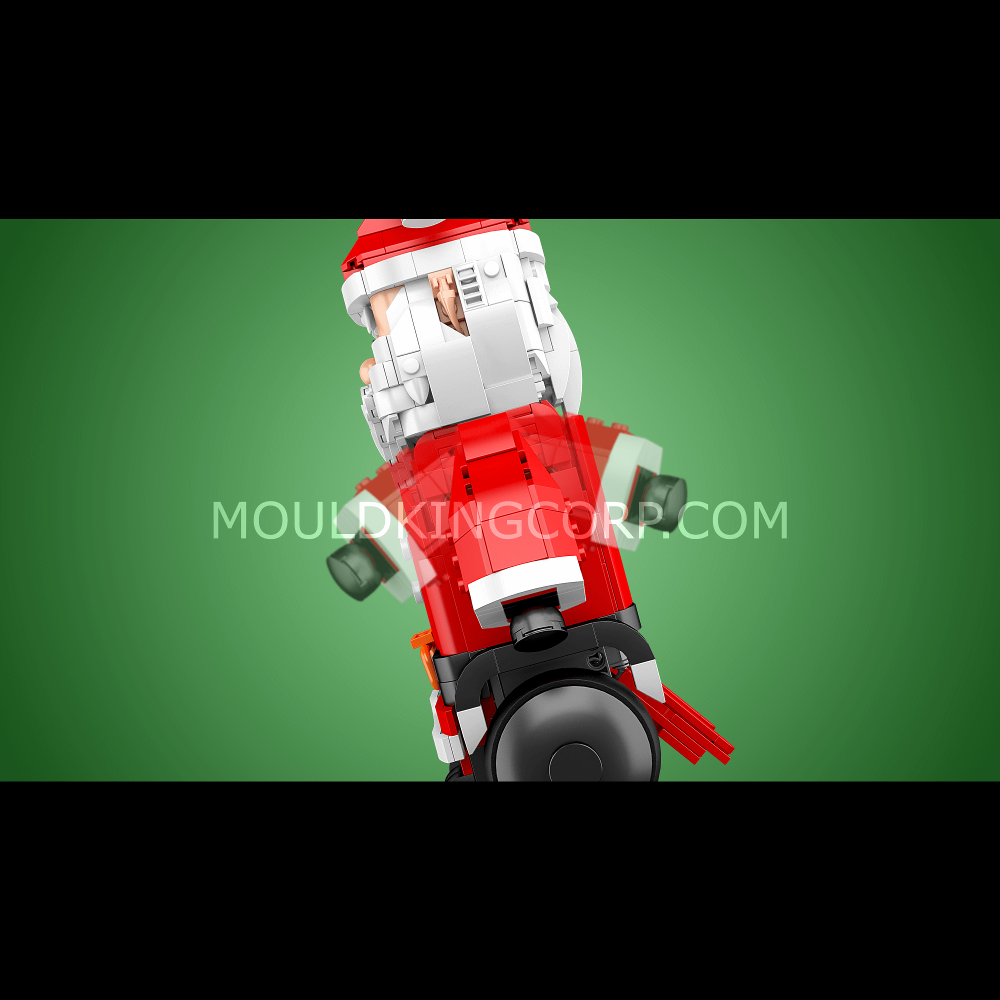 Mould King 13116 Remote Control & Programmable Santa Claus Building Blocks Toy Set - 666 PCS STEM Educational Gift for Kids | Christmas Decoration, Holiday Play, Creative Construction Fun