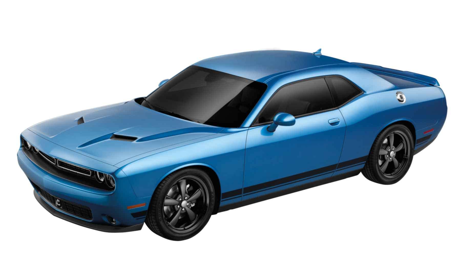 Mopar 82214484 Matte Black Lower Body Side Stripe - Durable Vinyl Decal for Dodge Challenger & Charger - Car Exterior Styling & Protection