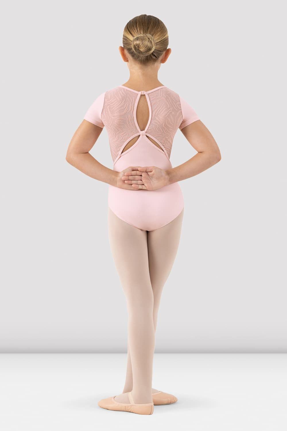 Elsa Short Sleeve Leotard for Girls - Disney Frozen Dance Costume for Ballet, Gymnastics & Dress Up Play