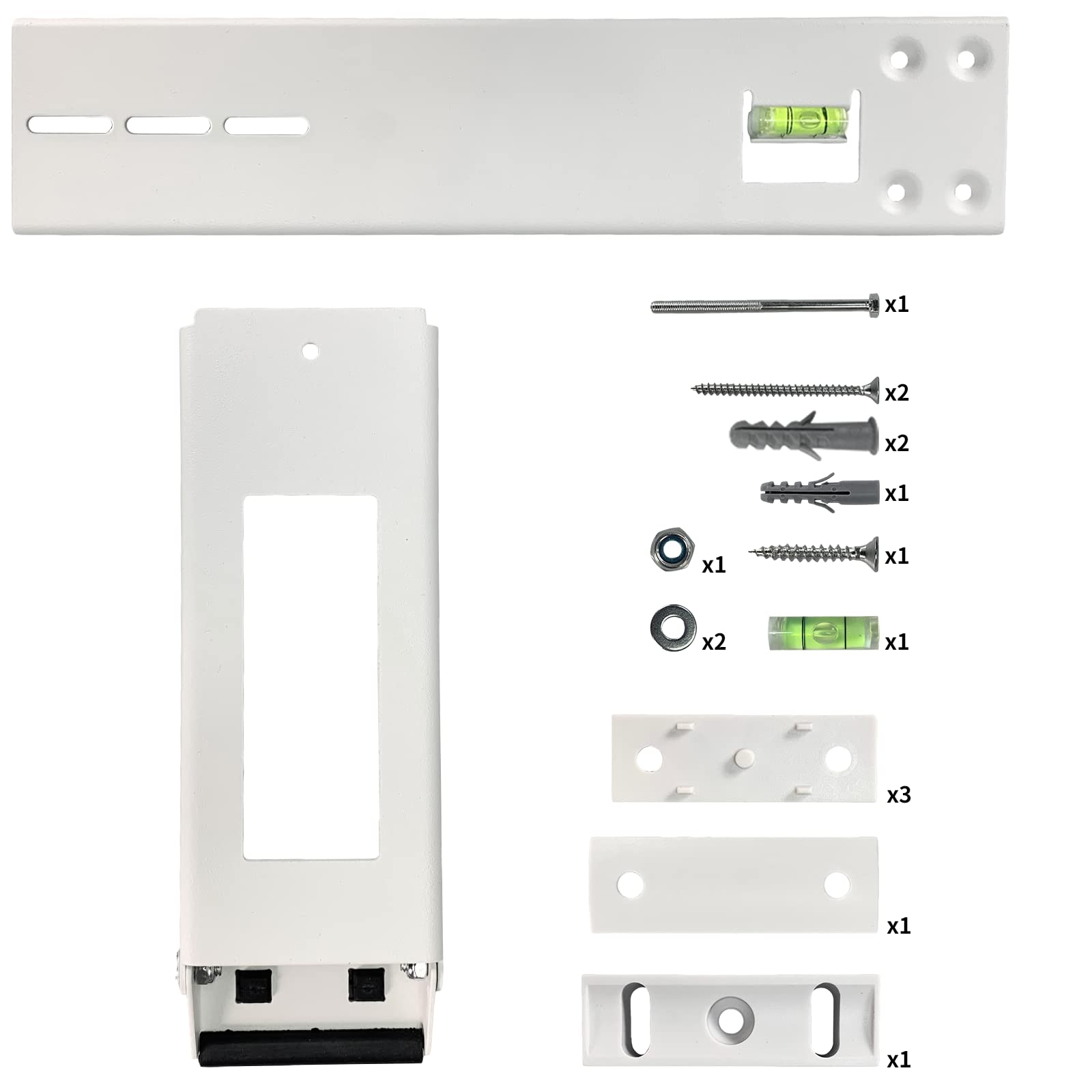 Heavy Duty Universal Window Air Conditioner Bracket - Supports Up to 165 lbs for 9,000-22,000 BTU AC Units - Secure Mounting Kit for Window AC Installation - Perfect for Bedroom, Office & Apartment Cooling