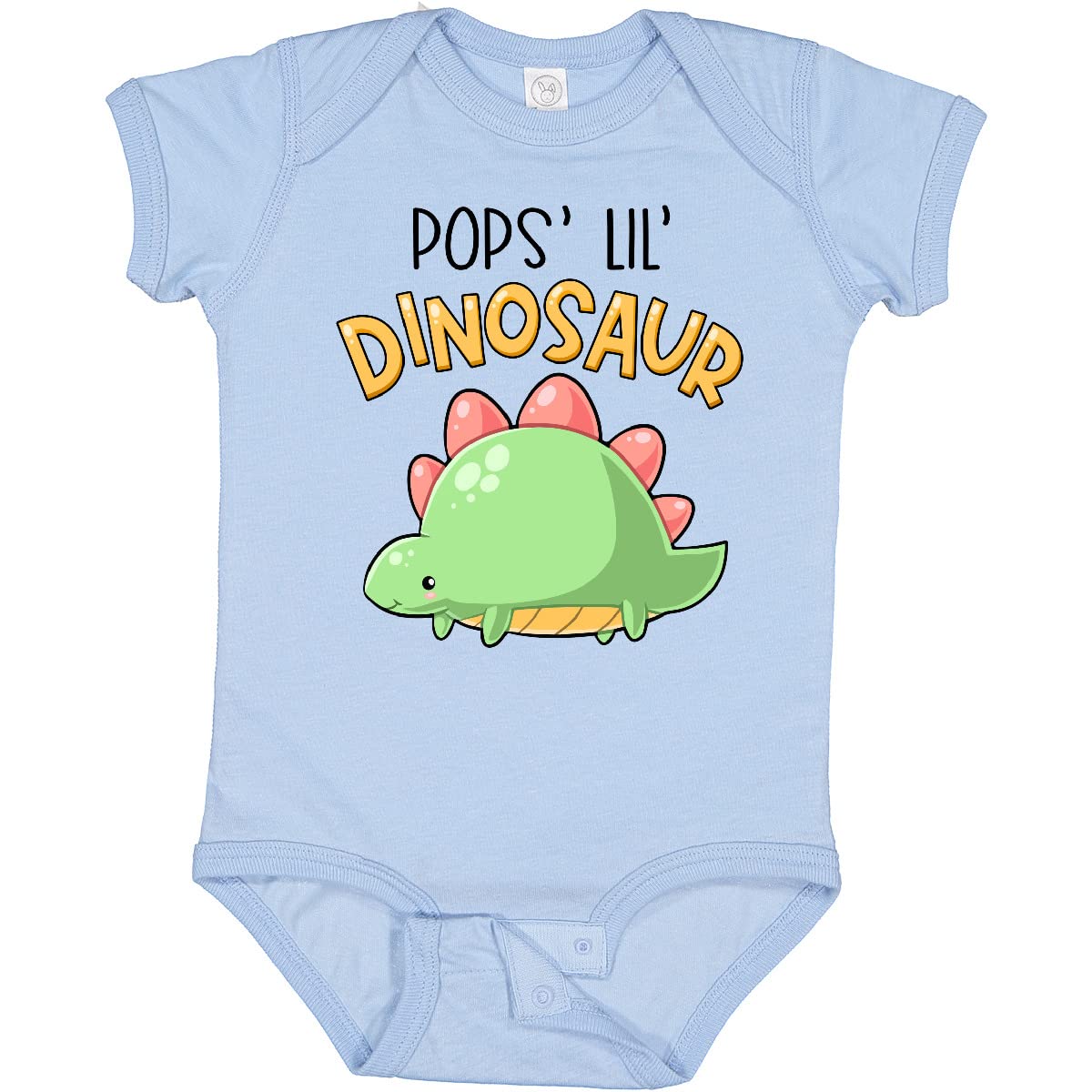 Inktastic Cute Stegosaurus Baby Bodysuit - Adorable Dinosaur Print Onesie for Infants & Toddlers - Perfect for Playtime, Daycare & Family Outings