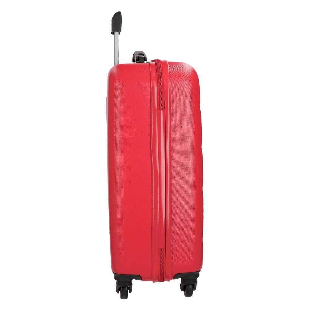 Set of 2 Red 65cm Luggage Suitcases - Perfect for Travel, Vacation & Business Trips