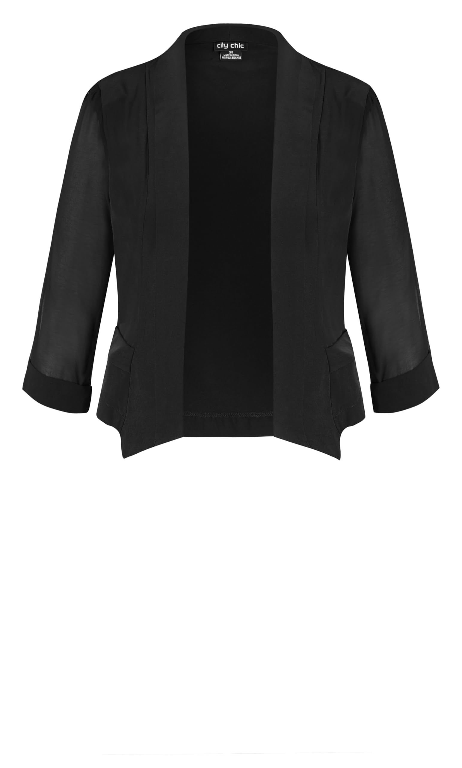 Women's Cropped Blazer Jacket - Slim Fit Stretch Office Blazer for Work, Business & Formal Wear - Perfect for Business Meetings, Office Outfits & Professional Events