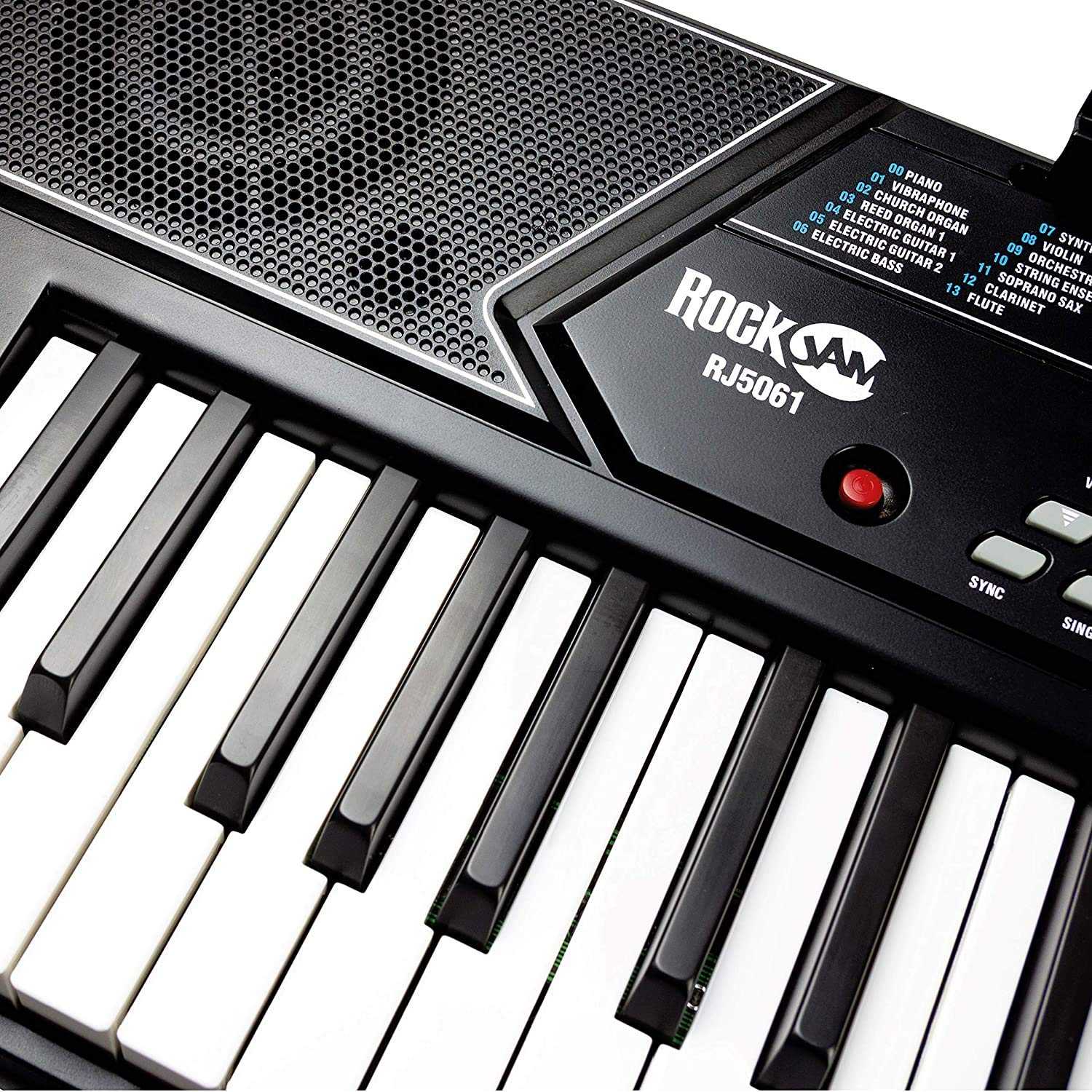 RockJam 61-Key Electronic Keyboard Piano with Stand, Bench, Headphones, Pitch Bend Kit & Simply Piano App - Perfect for Beginners, Home Practice & Music Lessons