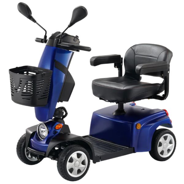 FreeRider USA FR1 City 4 Wheel Mobility Scooter for Adults - Lightweight Electric Scooter with Long Battery Life - Perfect for Shopping, Travel & Outdoor Activities
